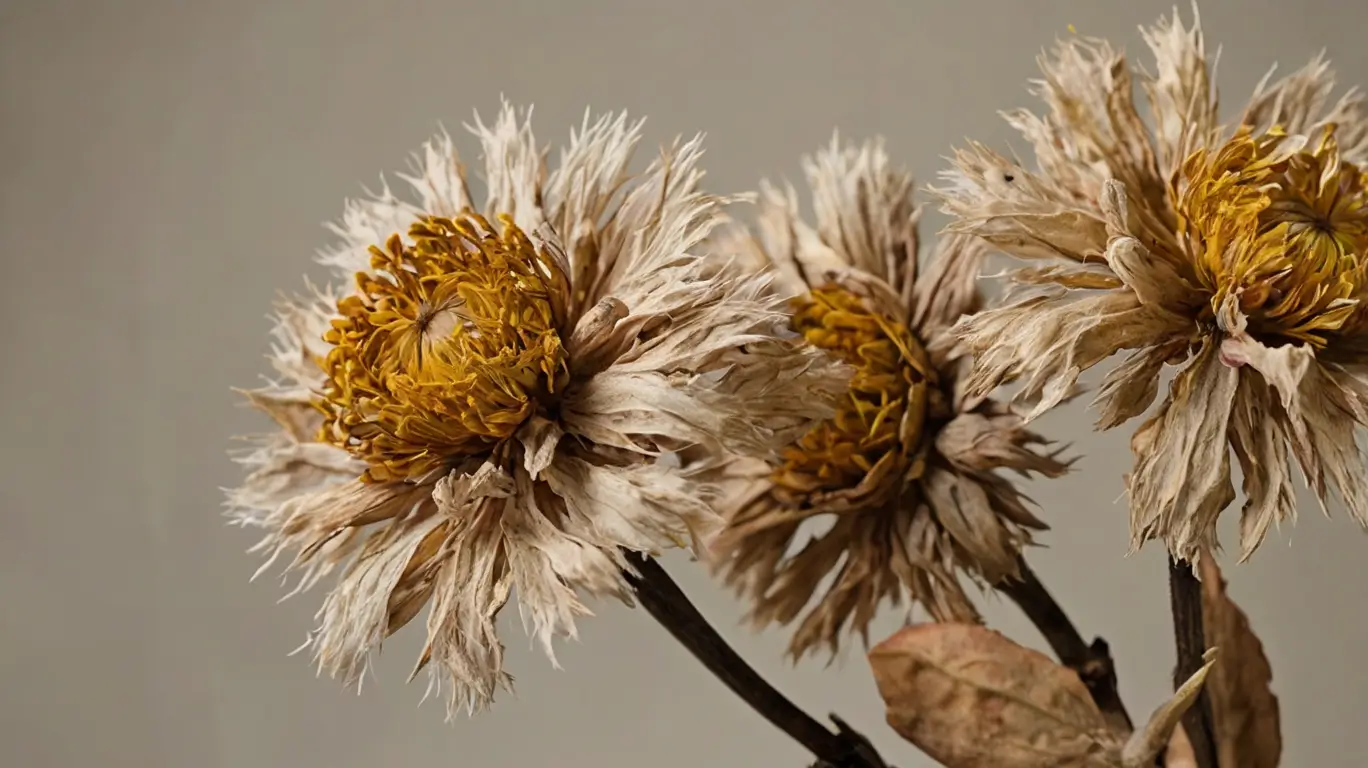 Como fazer desidratação de flores